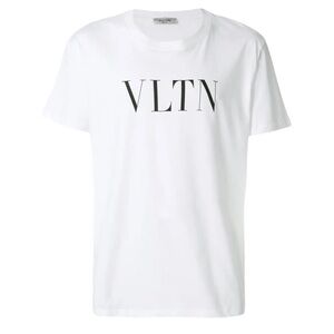 •AUTHENTIC• NEW Valentino Cotton Crewneck White Tee with Tags